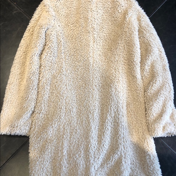 Kenneth Cole Coat Teddy Bear Faux Fur size XS - Picture 4 of 6